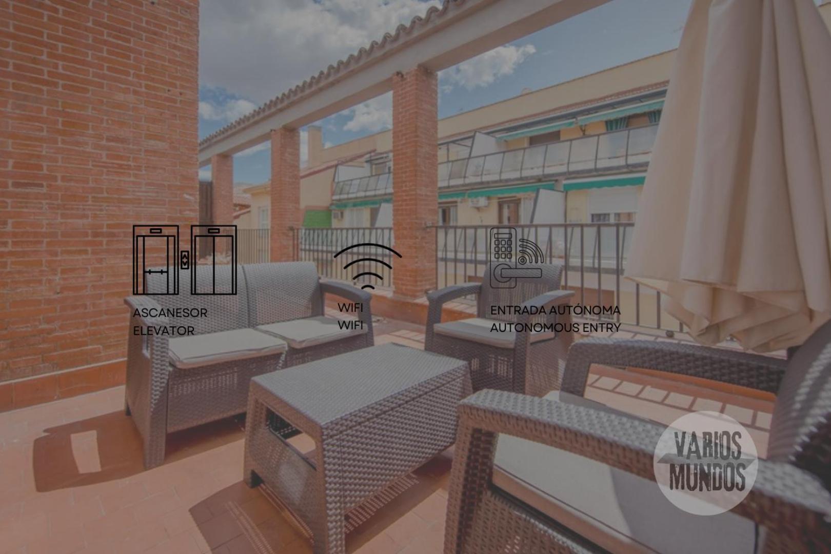 Atico X9 Pax Con Gran Terraza En El La Latina Apartment Madrid Exterior photo